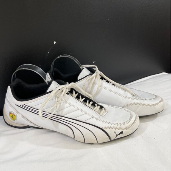 Puma Ferrari Men's White/Blk Shoes/Sneakers Size 12 SKU 5608
